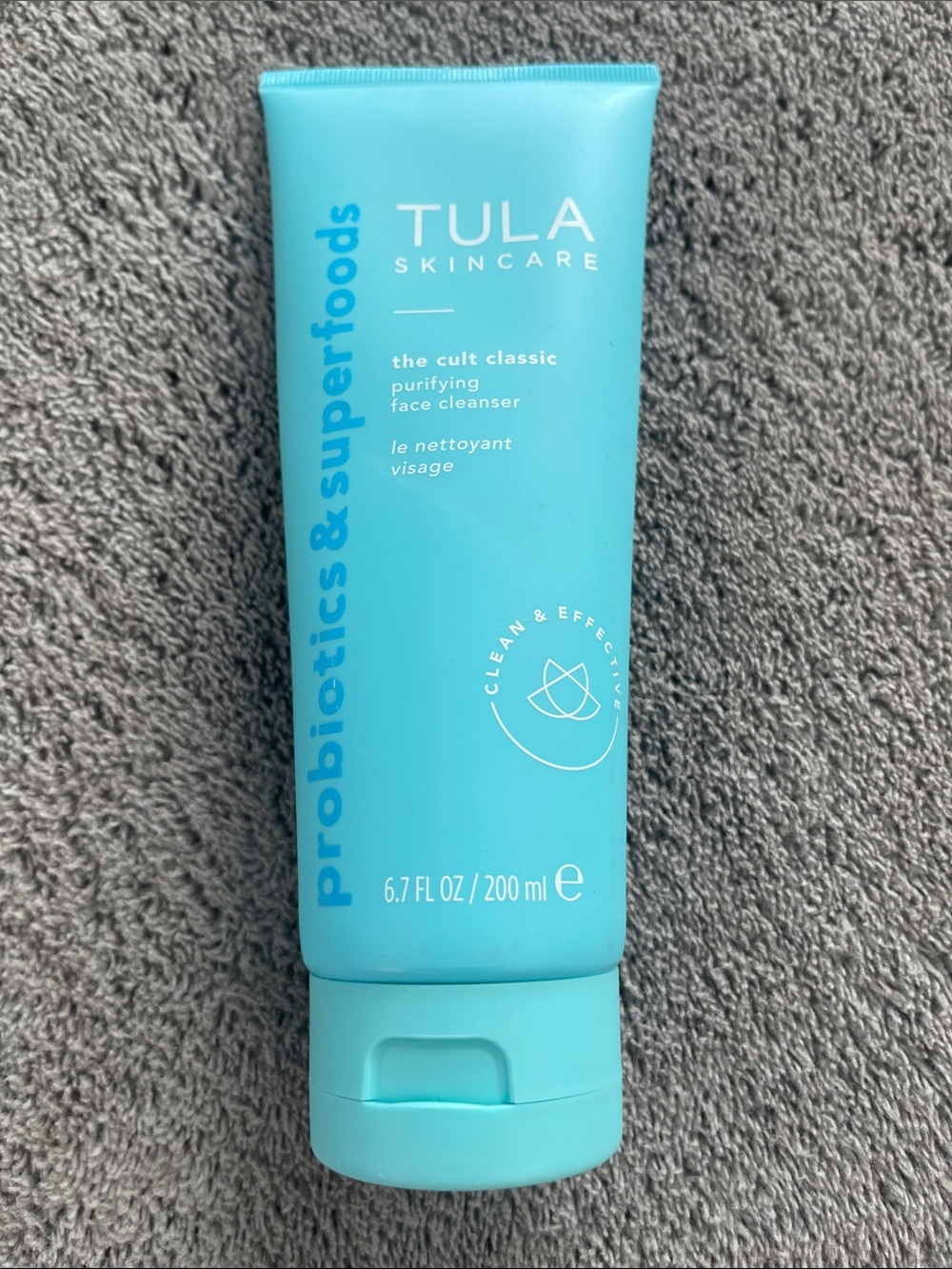 Tula Skincare Purifying Face Cleanser - Aqua Blue Tube